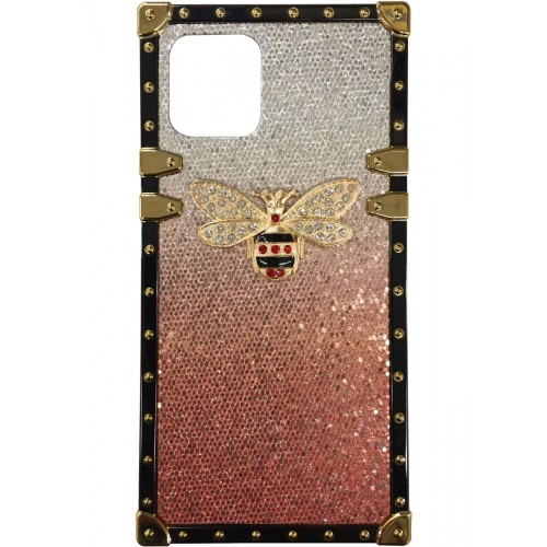iPhone 11 Glitter Butterfly Case Rose Gold